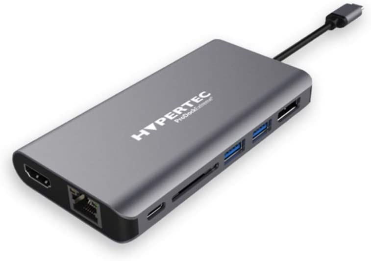 Hypertec ProDockExtreme Universal USB-C Dock with HDMI Ethernet SD Reader 100W